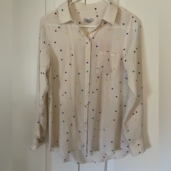 Rails Maternity Silk Button Down - Picture 1 of 1